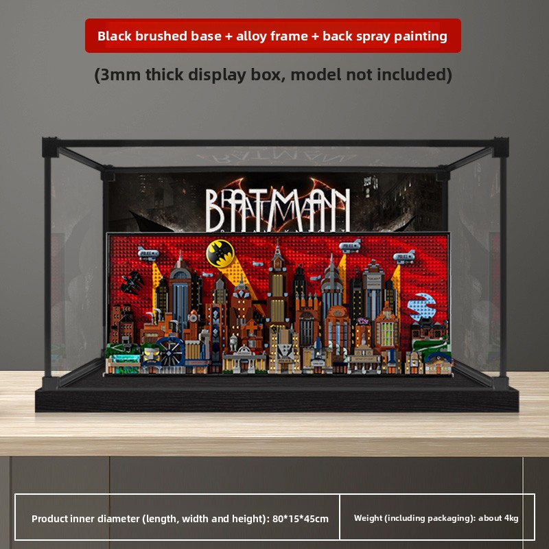 Lego Set City - レゴ76271バットマンアニメ版ゴッサムシティモデル用アクリルディスプレイボックス収納ダストカバー