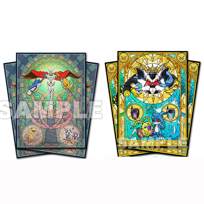 Card Penny Sleeve - 60枚/セット デジモンアドベンチャー オメガモン インペリアルドラモン カードスリーブ アニメゲームコレクション
