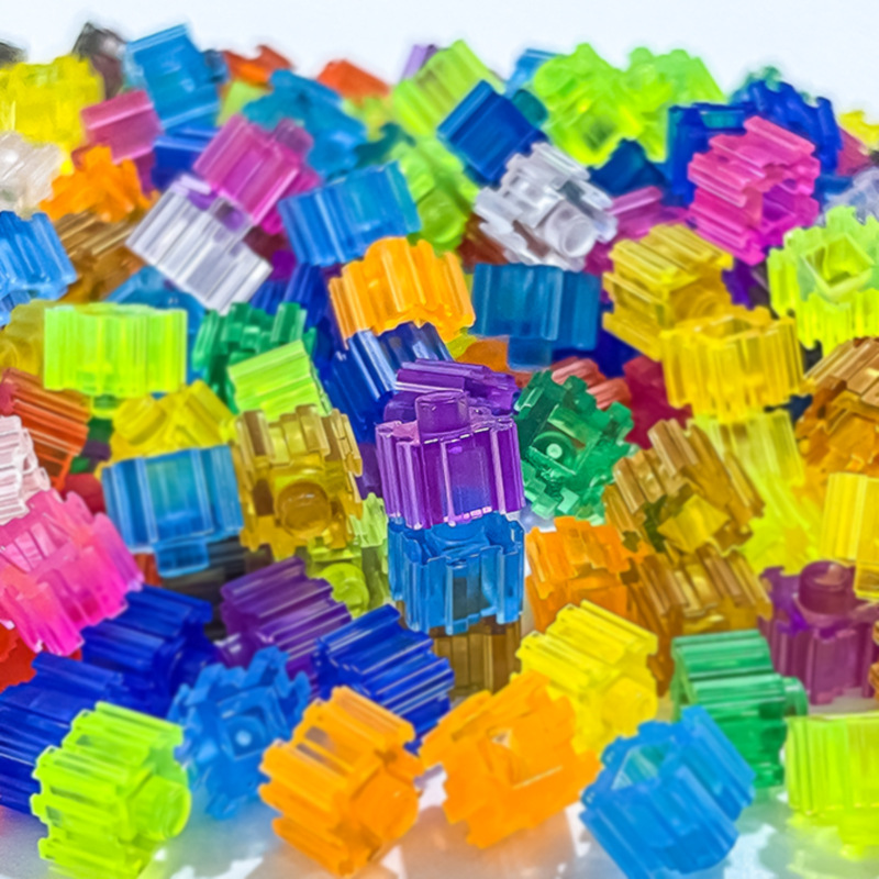 Building Block Mini - 子供のための創造的なブロック,バルクモデルフィギュア,教育用ビルディングブロック,ミニダイヤモンド,マイクロビルディング,DIY, 6x6mm, 1000個,500個