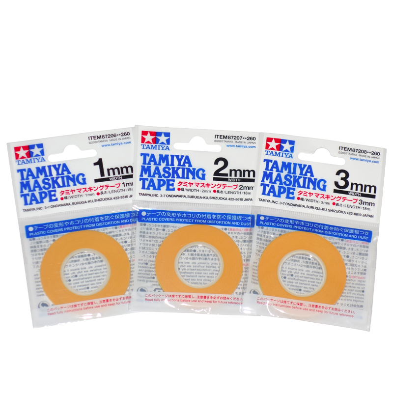 タミヤ87206-87207-87208粘着テープセット3ロ - Tamiya Model Paint Set のレビューと価格