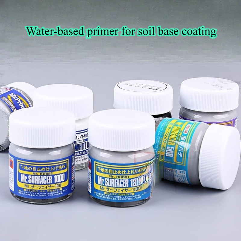 40 ミリリットル水ベースのプライマー充填絵画 DIY 置物 - Tamiya Model Paint Set のレビューと価格