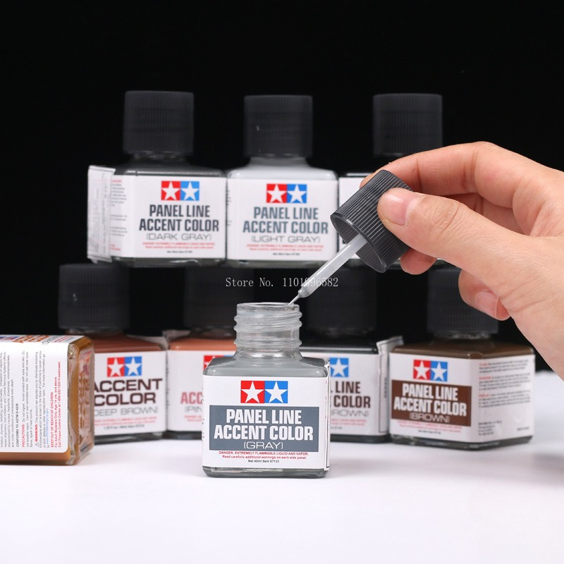 40 ミリリットルパネルラインアクセントカラーエナメルペイン - Tamiya Model Paint Set のレビューと価格