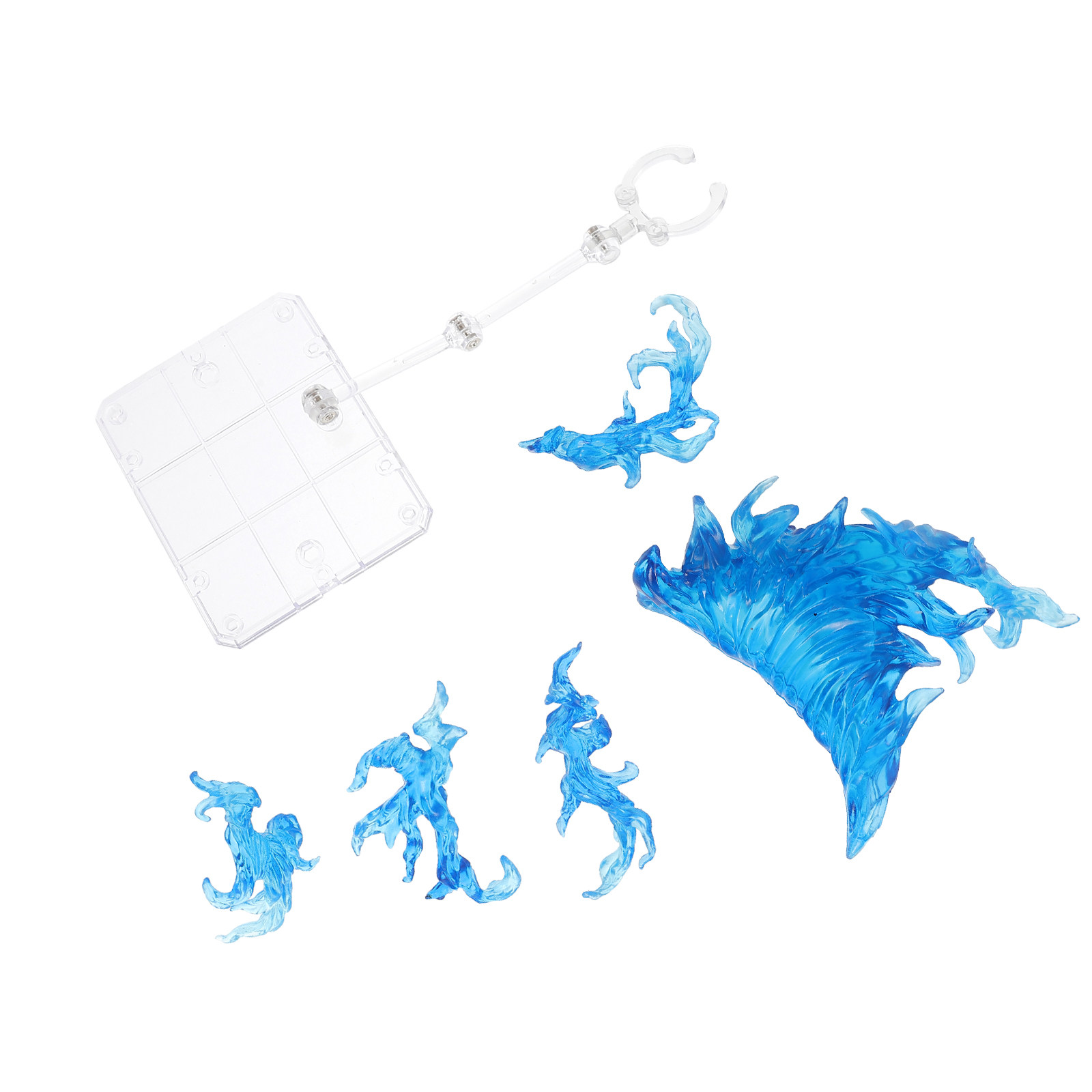 1セット 炎エフェクト アクションフィギュアスタンド 透明プ - Action Figure Stand のレビューと価格