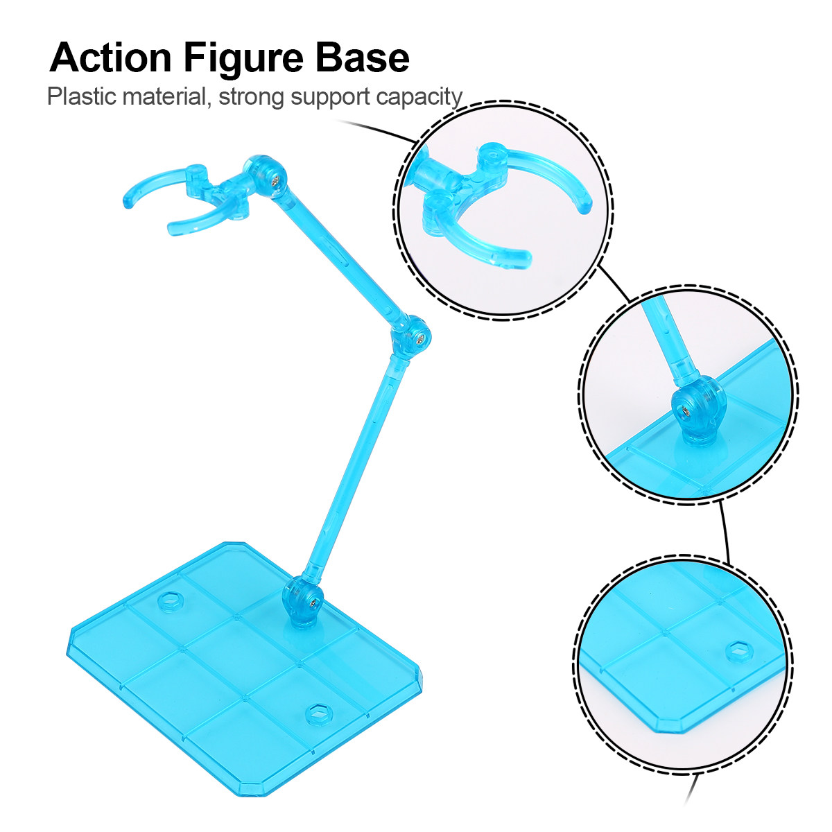 5個入りアクションフィギュアベース、頑丈なディスプレイスタン - Action Figure Stand のレビューと価格