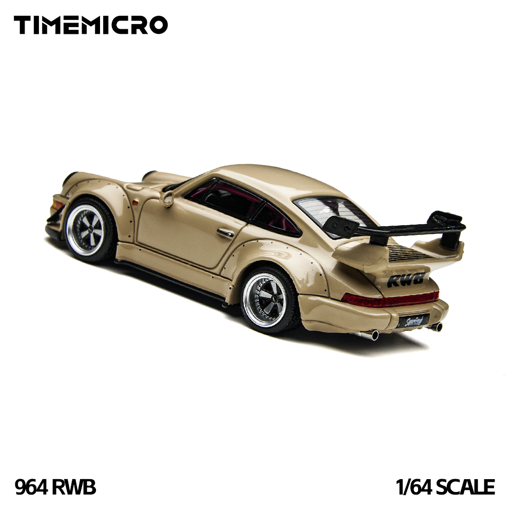 タイムマイクロ1:64 RWB 964 ベージュ ギフトボッ - Die Cast Car 1 64 のレビューと価格
