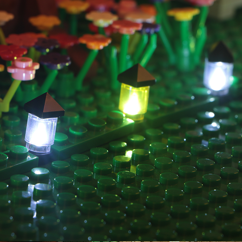 1個DIY-ビルディングブロック,1x4,ストリートライト, - Lego Set City のレビューと価格